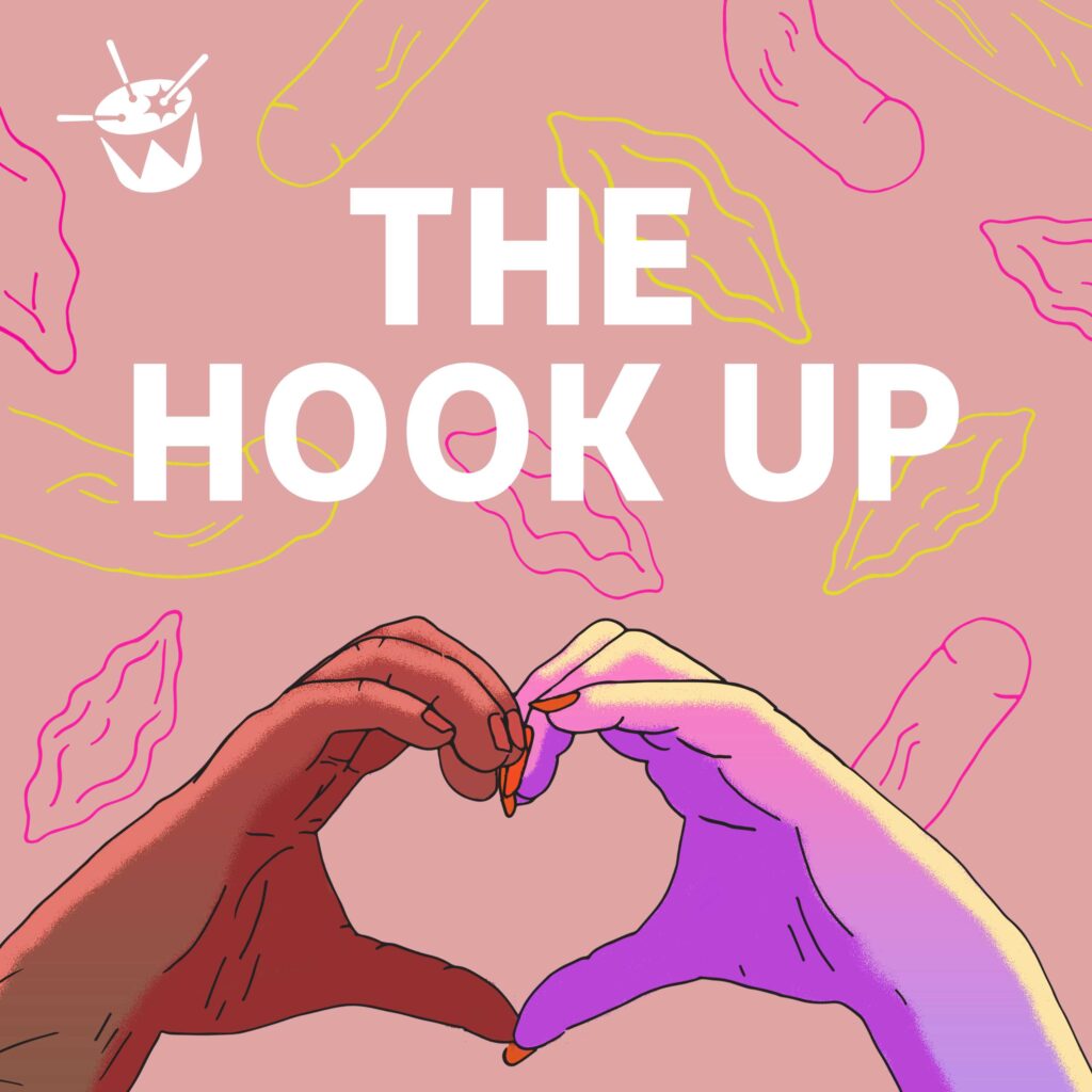 Image of the podcast cover for The Hook Up podcast.