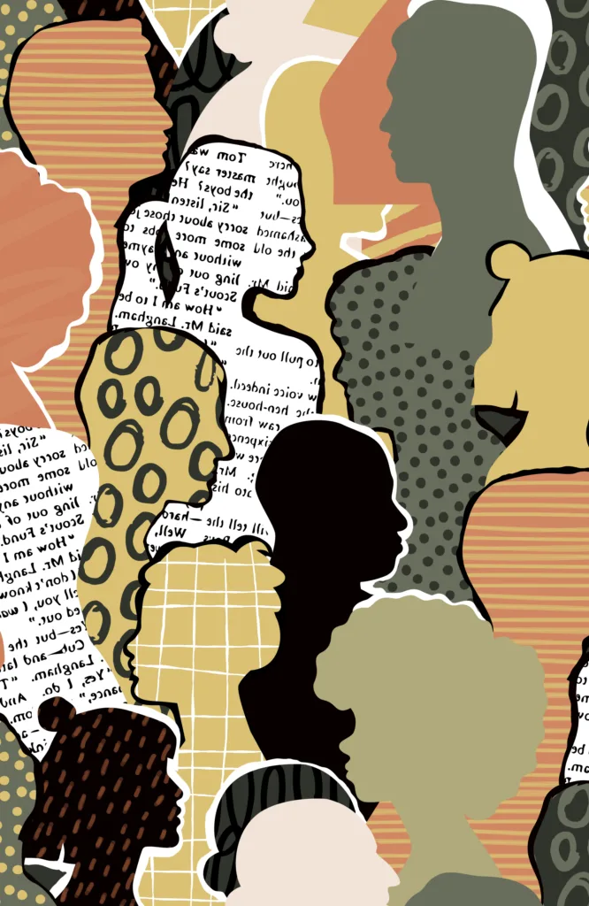 Illustration for article on neurodivergent communication